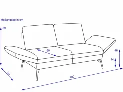 MONDO Sofa 2 Sitzer Assea