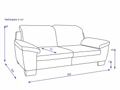 MONDO Sofa 3 Sitzer GIANNA