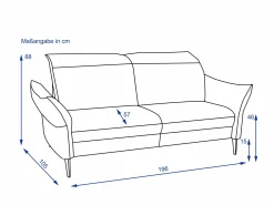 MONDO Sofa 2,5 Sitzer MIRUM
