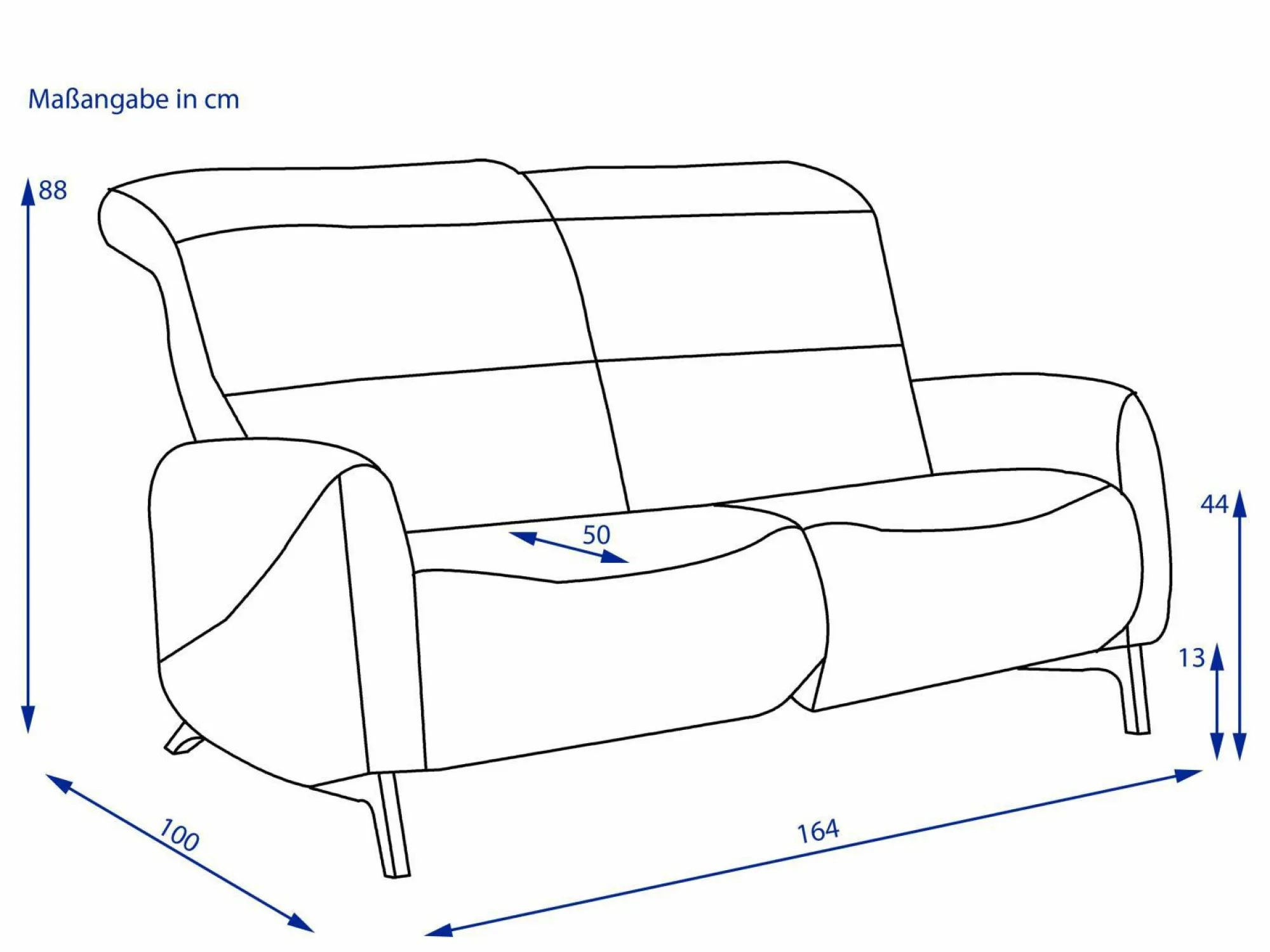 MONDO Sofa 2,5 Sitzer RECREO