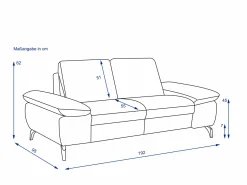 Hot MONDO Sofa 2 Sitzer SENAYO