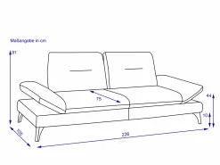 Discount Sonstige Sofa 2,5 Sitzer PACIFIC