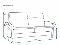 vito Sofa 3 Sitzer VOLLEY