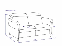 Sale himolla Sofa 2 Sitzer MAINHAUSEN