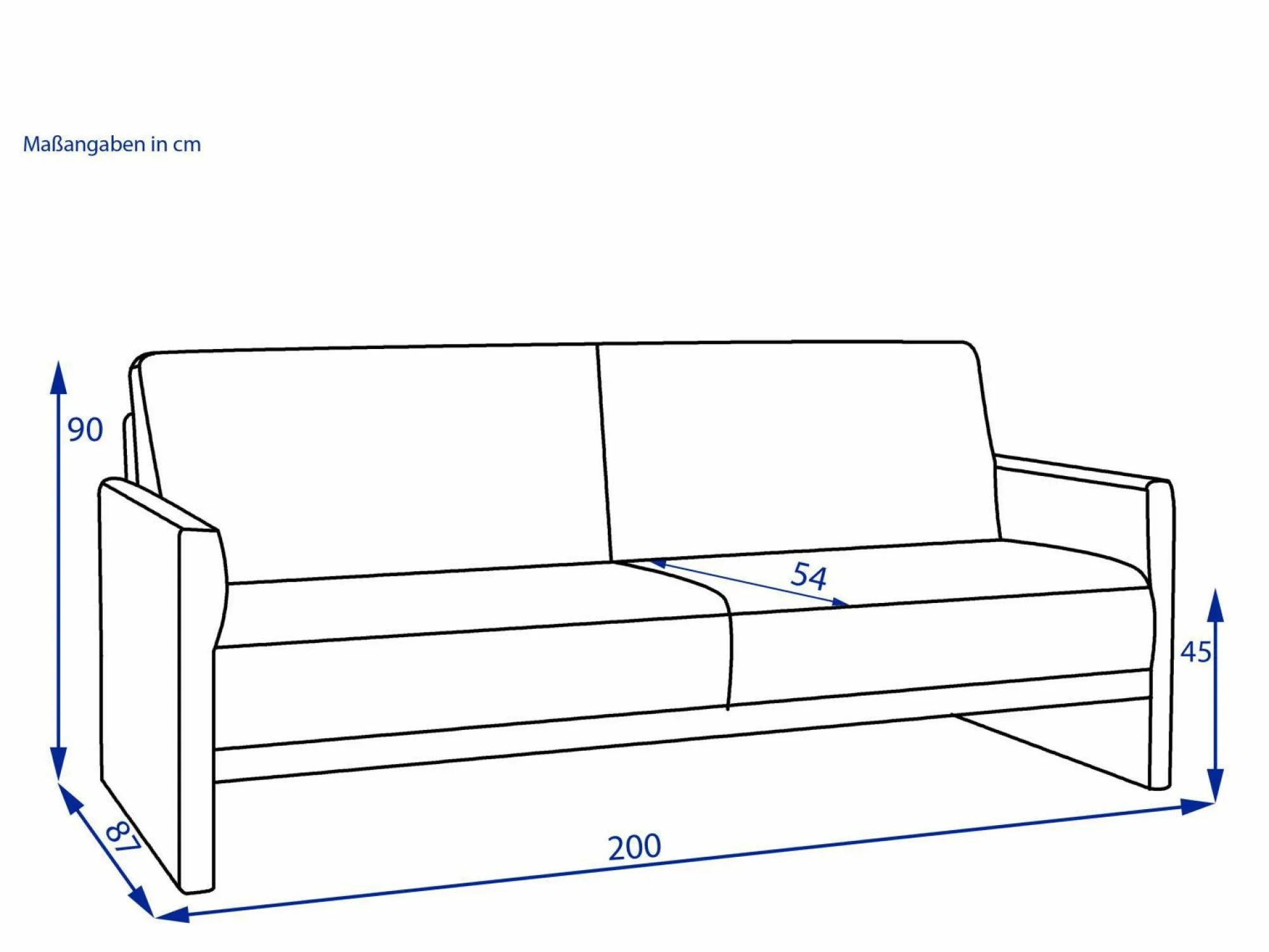ROLF BENZ Sofabank CARA