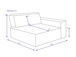 Discount MONDO Sofaelement FELISSO