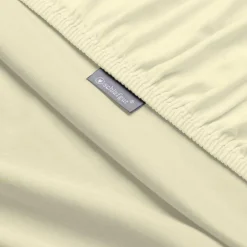 Adam Matheis Spannbettlaken Jersey ecru