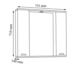 Sale VCM Spiegelschrank CASALO