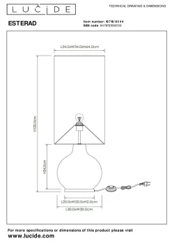 Best LUCiDE Stehleuchte ESTERAD