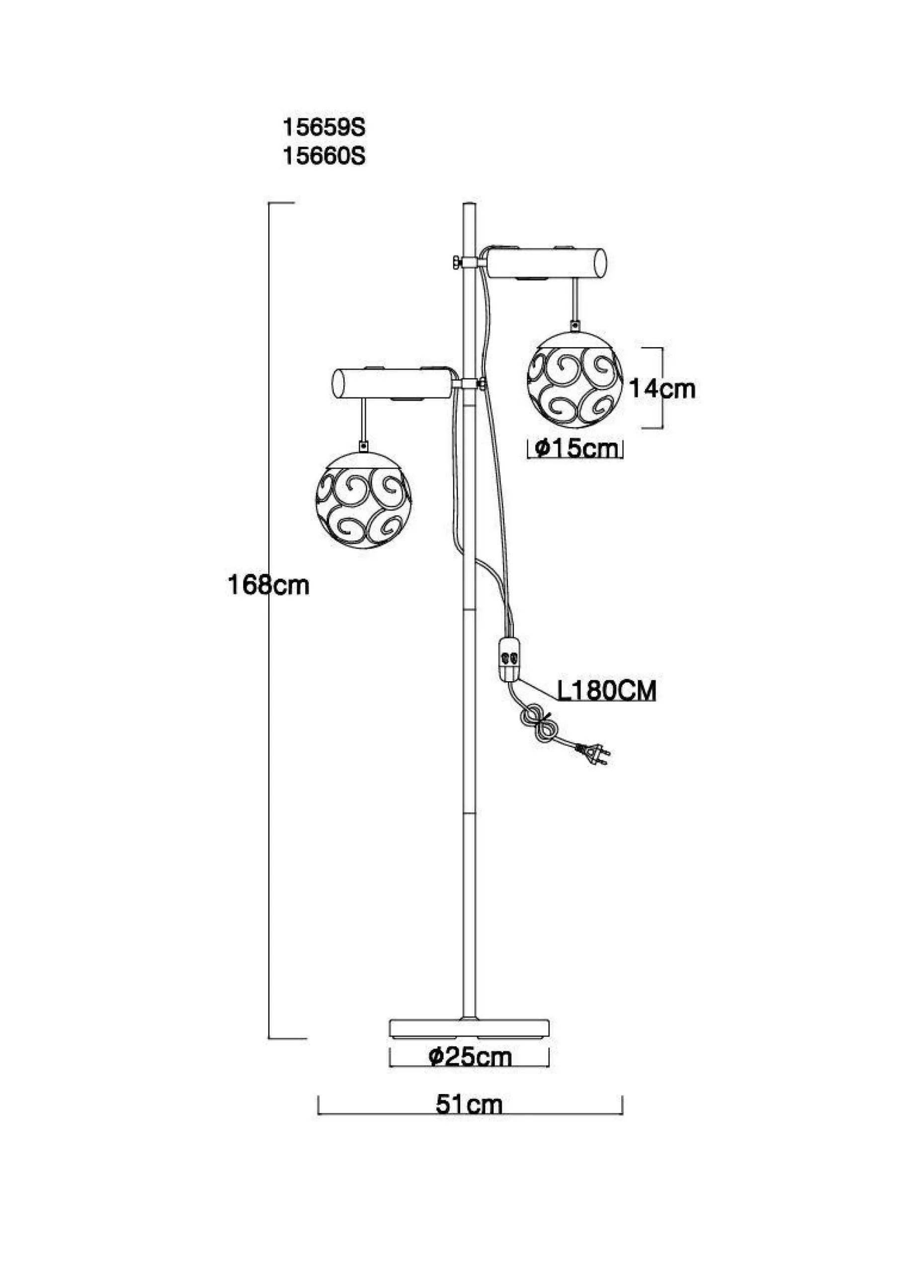 Sale GLOBO Lighting Stehleuchte FITZ