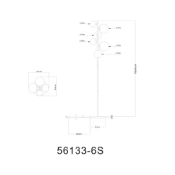 Clearance GLOBO Lighting Stehleuchte RIHA