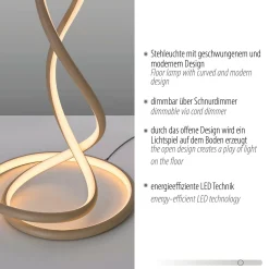 New Paul Neuhaus Stehleuchte TWIST