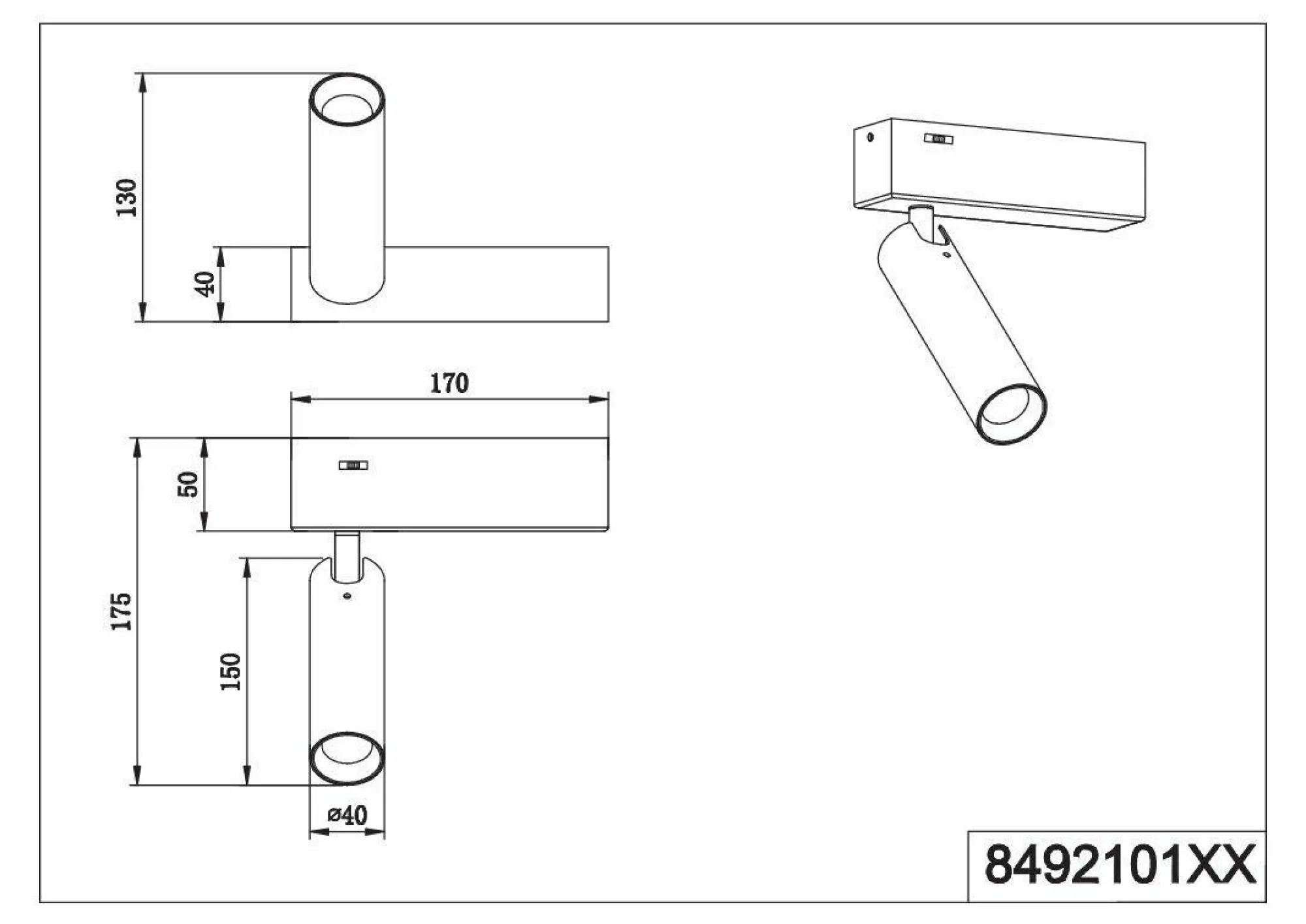 New TRIO-Leuchten Strahler AMBALA