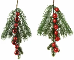 Sonstige Tannenzweig mit Kugeln