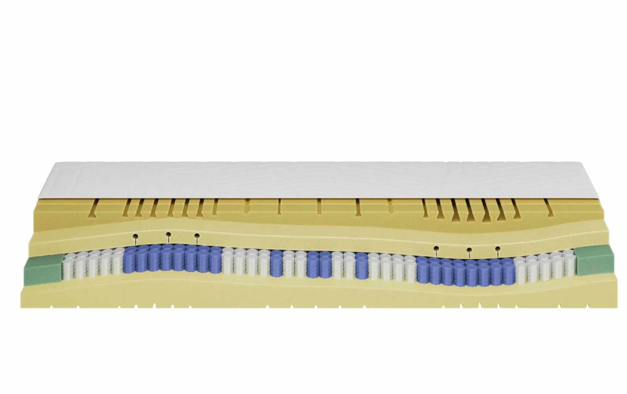 MONDO Taschenfederkernmatratze WAVE EXTRA FEST