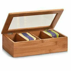 Discount zeller Teebeutelbox Bamboo