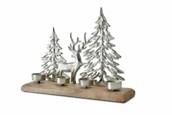 Discount casa NOVA Teelichthalter Baum/Rentier