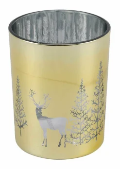 Sonstige Teelichthalter Tanne/Reh