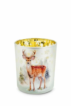 casa NOVA Teelichthalter Waldlandschaft