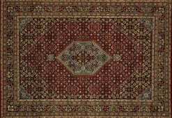 Sonstige Teppich BENARAS BIDJ rot