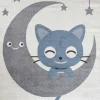 Kinder Sonstige Teppich CANDY Katzenmond