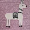 Kinder Sonstige Teppich CANDY Lama rose