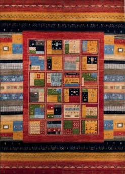 casa NOVA Teppich FARS SUPER red-gold