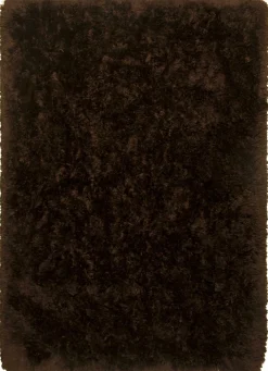 Hot THEKO Teppich FLOCATIC braun