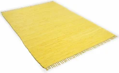 Hot THEKO Teppich HAPPY COTTON gelb