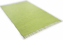 THEKO Teppich HAPPY COTTON grün