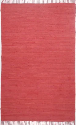 Outlet THEKO Teppich HAPPY COTTON rot