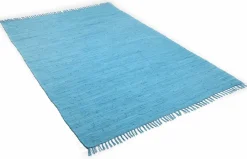 New THEKO Teppich HAPPY COTTON türkis