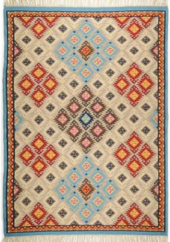 Hot THEKO Teppich KELIM-ROYAL beige