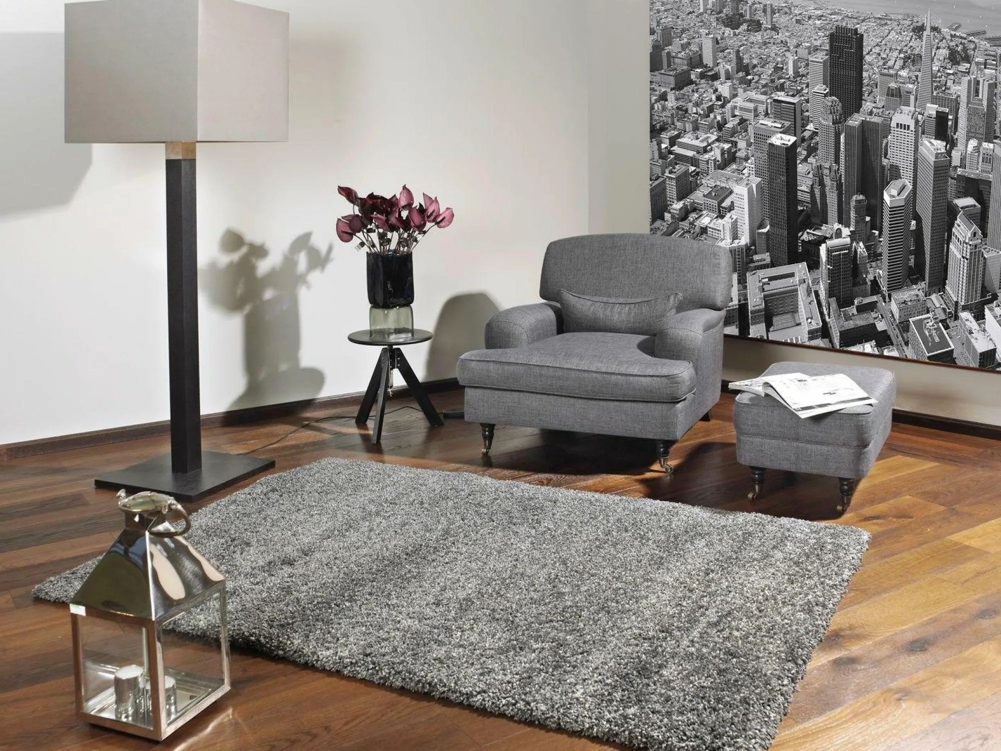 OCI Teppich PHOENIX grau rd