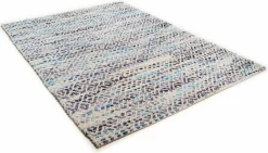 Discount THEKO Teppich SMOOTH COMFORT blau