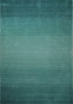 THEKO Teppich WOOLCOMFORT türkis