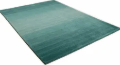 THEKO Teppich WOOLCOMFORT türkis