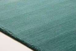 THEKO Teppich WOOLCOMFORT türkis