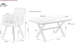 Hot HELA Tischgruppe KARINA