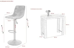 HELA Tischgruppe YVONNE