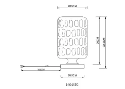 Hot GLOBO Lighting Tischleuchte