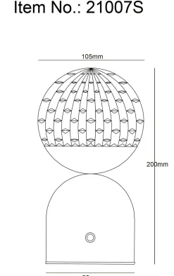 Hot GLOBO Lighting Tischleuchte JULSY