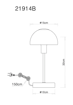 GLOBO Lighting Tischleuchte KOKKINI