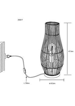 GLOBO Lighting Tischleuchte LAGLIO