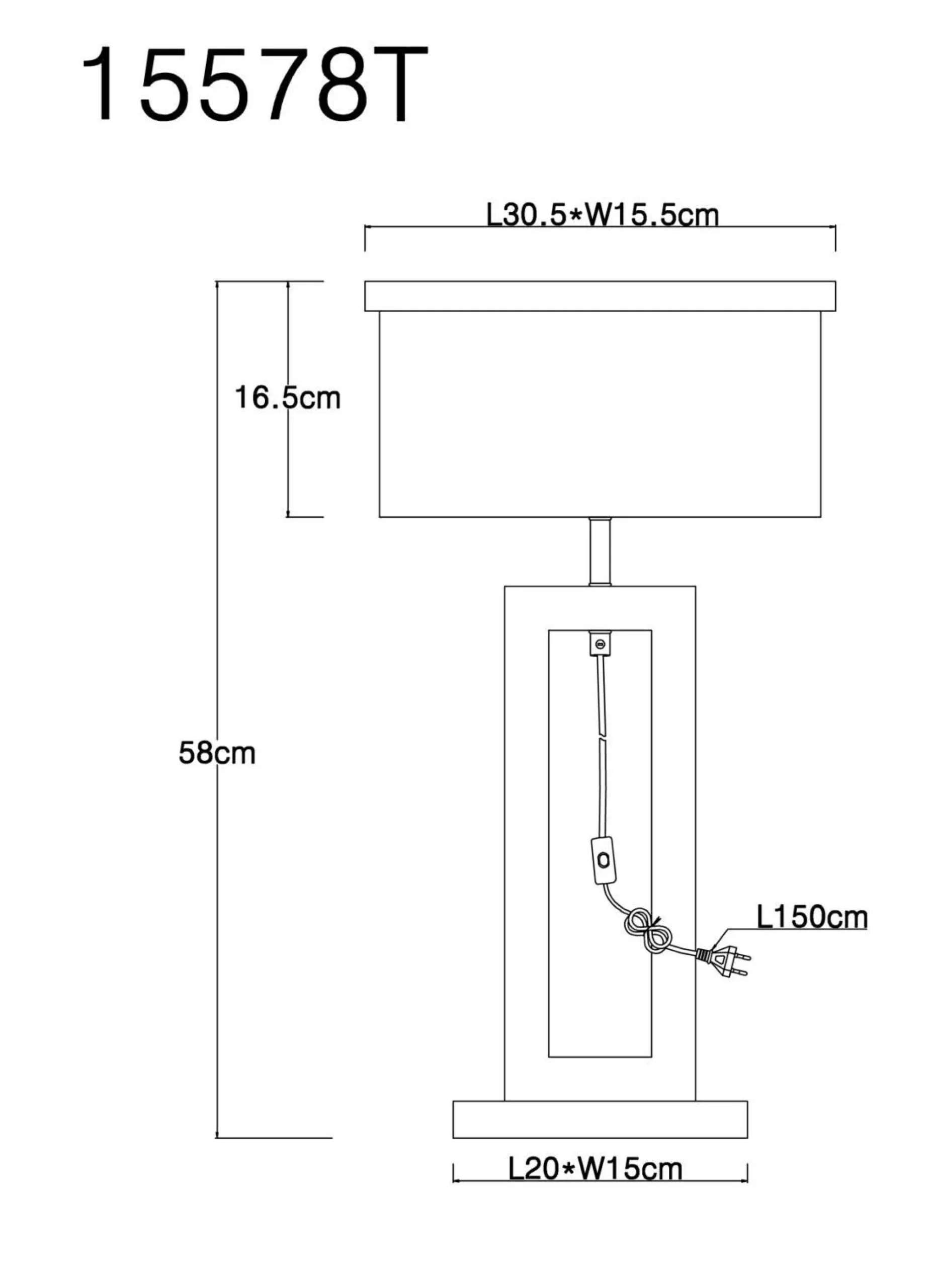 Clearance GLOBO Lighting Tischleuchte OSSI