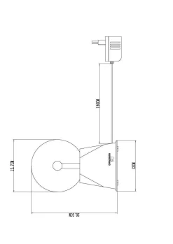 GLOBO Lighting Tischleuchte PLASMA