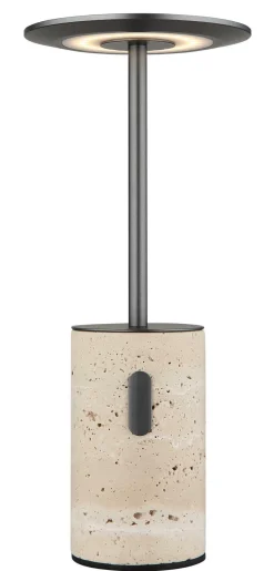 GLOBO Lighting Tischleuchte TRAVERTIN