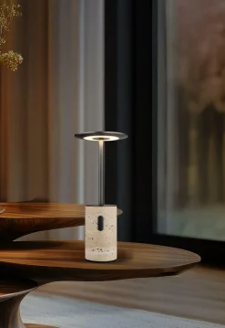 GLOBO Lighting Tischleuchte TRAVERTIN