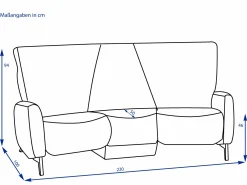 Hot MONDO Trapezsofa RECREO