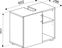 VCM Unterschrank FLANDU